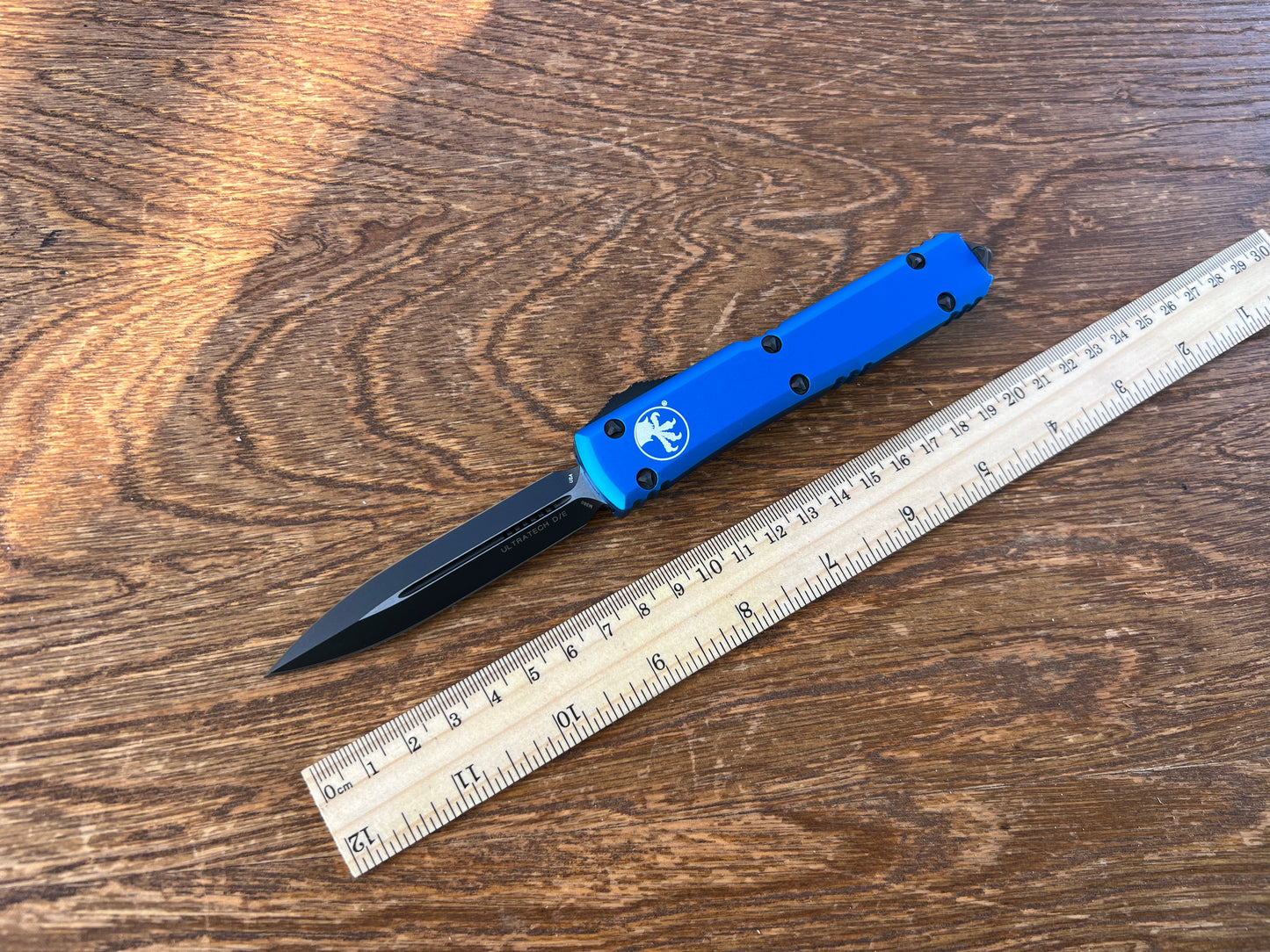 Microtech Ultratech D/E Blue Standard 122-1BL