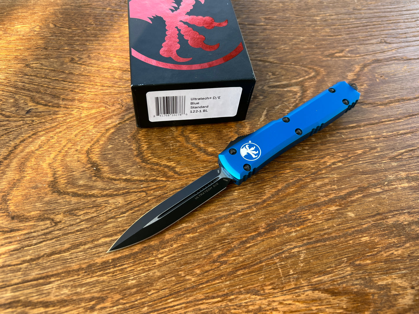 Microtech Ultratech D/E Blue Standard 122-1BL