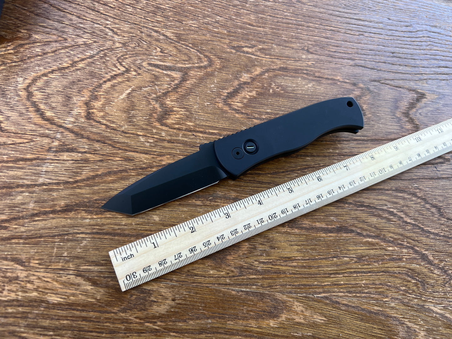 Pro-Tech Emerson CQC-7 Tanto Automatic Knife Operator (3.25" Black)